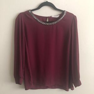 Maroon Blouse